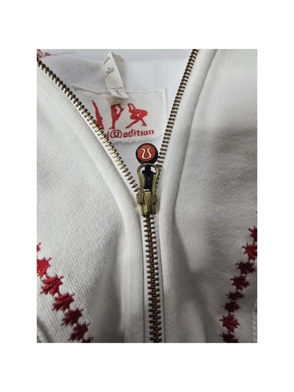 Lululemon Scuba Hoodie Special Edition 2010 Canada Olympics Sweatshirt Size 2